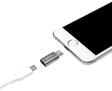 LogiLink kit d'adaptateur USB-C, 2 pièces, argent