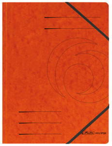 herlitz Chemise à élastique easyorga, A4, carton Colorspan,