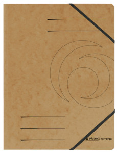 herlitz Chemise à élastiques easyorga, A4, carton Colorspan,