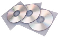 proOFFICE Pochette pour CD/DVD, pour 1 CD/DVD, transparent proOFFICE Pochette pour CD/DVD, pour 1 CD/DVD, transparent