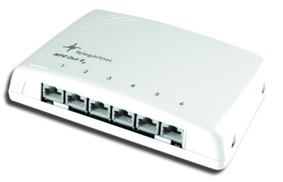 Telegärtner Répartiteur patch modulaire Cat.6A, 6 x RJ45,