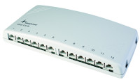 Telegärtner Répartiteur patch modulaire Cat.6A, 12 x RJ45,