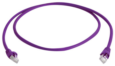 Telegärtner câble patch, Cat.6A (creux),S/FTP,7,50 m, violet