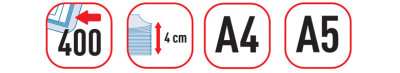 herlitz Boîte de classement easy orga to go, A4, noir opaque