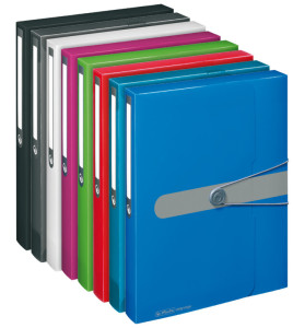 herlitz Boîte de classement easy orga to go, A4, bleu opaque