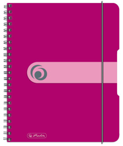 herlitz Cahier à spirales easy orga to go, A5, quadrillé