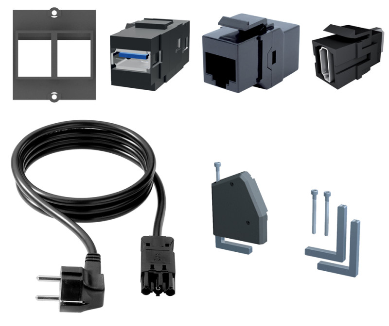 BACHMANN unité de réceptacle DESK, 7 fois