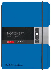 Herlitz Notizheft my.book flex, A6, PP-couverture, blau