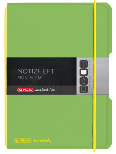 Herlitz Notizheft my.book flex, A6, PP-couverture, schwarz