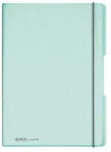 bloc-notes Herlitz my.book pastel flex, A4, couverture PP, menthe