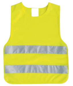 IWH Gilet de sécurité pour enfants, DIN EN 1150, jaune