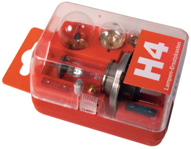 uniTEC boîte d'amploules de rechange H4, 8 pièces