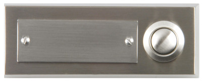 UniTECT bouton pour sonnette, zinc moulé, 1-bouton