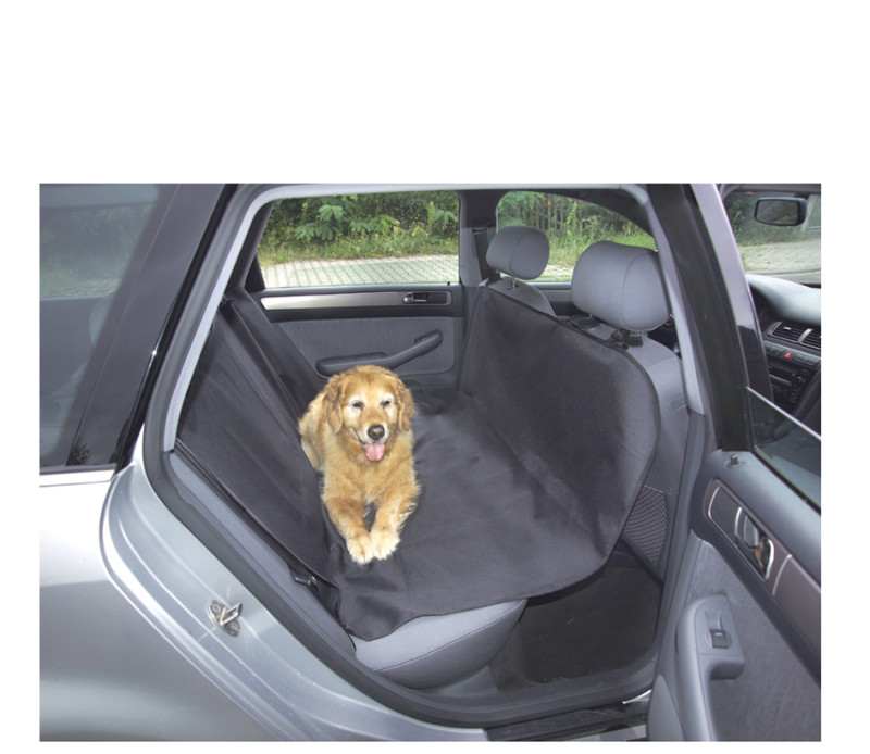 uniTEC Couverture pour chien pour la voiture, noir