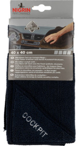 NIGRIN Performance chiffon en microfibres, pour habitacle