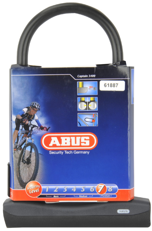 ABUS Antivol en U 3400, hauteur d'antivol: 230 mm, antivol