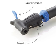 FISCHER Mini pompe à air pour vélo, hauteur: 265 mm FISCHER Mini pompe à air pour vélo, hauteur: 265 mm