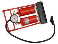 FISCHER Pompe à air à pédale avec double cylindre FISCHER Pompe à air à pédale avec double cylindre