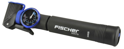 FISCHER Mini pompe à air, commutable, noir