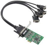 MOXA  Serial Board PCI Express Smart RS-232 4 ports, DB9 MOXA  Serial Board PCI Express Smart RS-232 4 ports, DB9