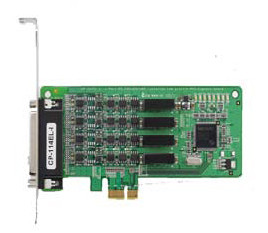 MOXA carte PCIe sérielle 16C550 RS-232/422/485, 4 ports,pour