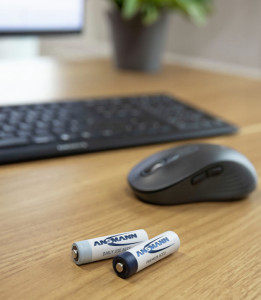 ANSMANN Pile NiMH Premium, Micro AAA, 1.000mAh, blister de 4