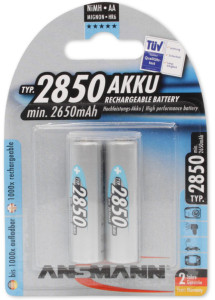 ANSMANN Pile NiMH Premium, Mignon AA, 2.700mAh, blister de 4