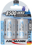 ANSMANN Pile NiMH maxE, Mono (D), 8.500 mAh, blister de 2