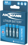 ANSMANN Pile EXTREME LITHIUM, Mignon AA, blister de 4 ANSMANN Pile EXTREME LITHIUM, Mignon AA, blister de 4