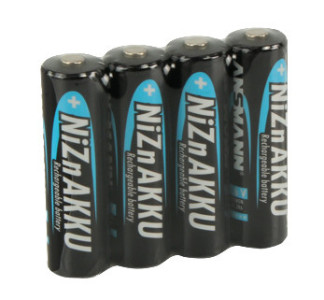 ANSMANN Pile nickel-zinc, Mignon AA, 1.500 mAh, Shrink de 4