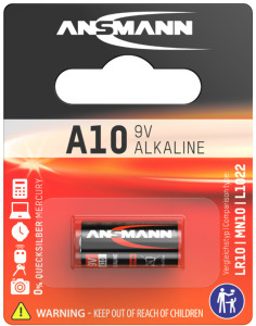 ANSMANN Pile alcaline A10, 9 Volt, blister de 1