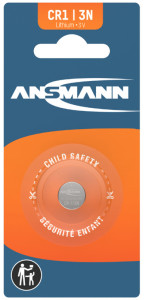 ANSMANN Lithium Knopfzelle CR2330, 3 Volt, 1er Blister