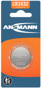 ANSMANN Lithium Knopfzelle CR2330, 3 Volt, 1er Blister