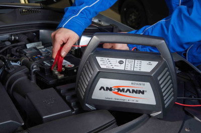 ANSMANN Chargeur pour batterie de voiture, 2 / 6 et 12 Volt