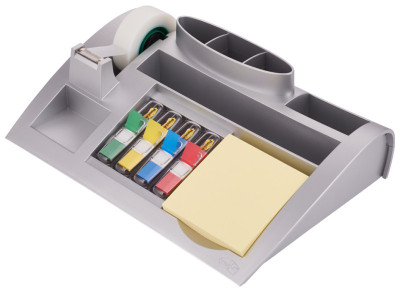 Post-it Bureau Organiseur, argent, équipé