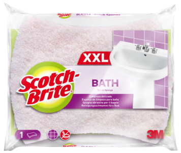 Scotch-Brite Eponge XXL doux, couleur: rose / blanc