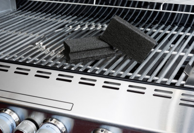 Scotch-Brite Eponge de nettoyage pour BBQ, couleur: noir