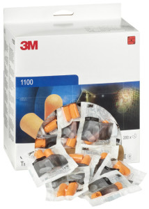 3M Bouchons antibruit 1100 à usage unique, en mousse,