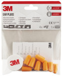 3M bouchons anti-bruit jetables 1100C, dans un sachet,orange 3M bouchons anti-bruit jetables 1100C, dans un sachet,orange