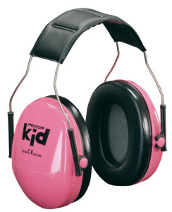 3M Peltor kid capsule protection auditive H510, rose néon /