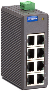 MOXA Unmanaged Industrial Ethernet Switch, 5 ports, EDS-205