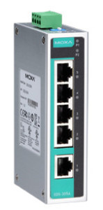 MOXA Unmanaged Industrial Ethernet Switch, 8 ports, EDS-208A