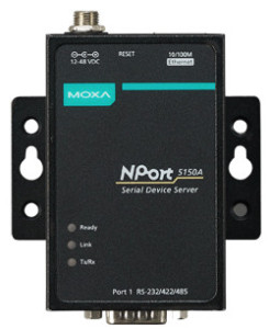 MOXA Serial Device Server, 1 Port, RS-232/422/485