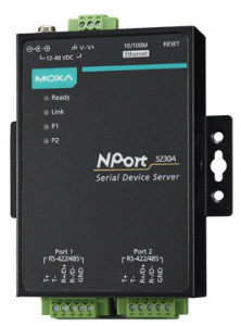 MOXA Serveur Serial Device, 2 port, RS-232, Nport-5210A