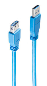 shiverpeaks BASIC-S câble USB 3.0, USB-A mâle, USB-A femelle