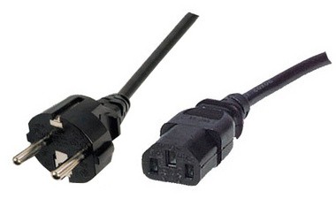shiverpeaks BASIC-S câble électrique, droit, 1,8 m