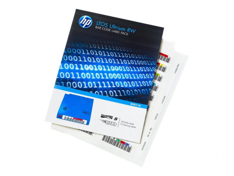 HP : LTO5 ULTRIUM BAR CODE LABELS RW AUTOMATION (110 PK)