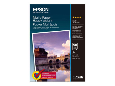 Epson : PAPIER MAT EPAIS A4 167G/m