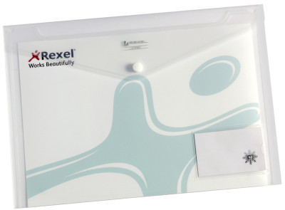 REXEL Chemise pochette ICE, format A5 à l'italienne, PP,