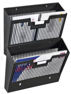CEP Corbeille murale Basic, A4, 1 compartiment, noir